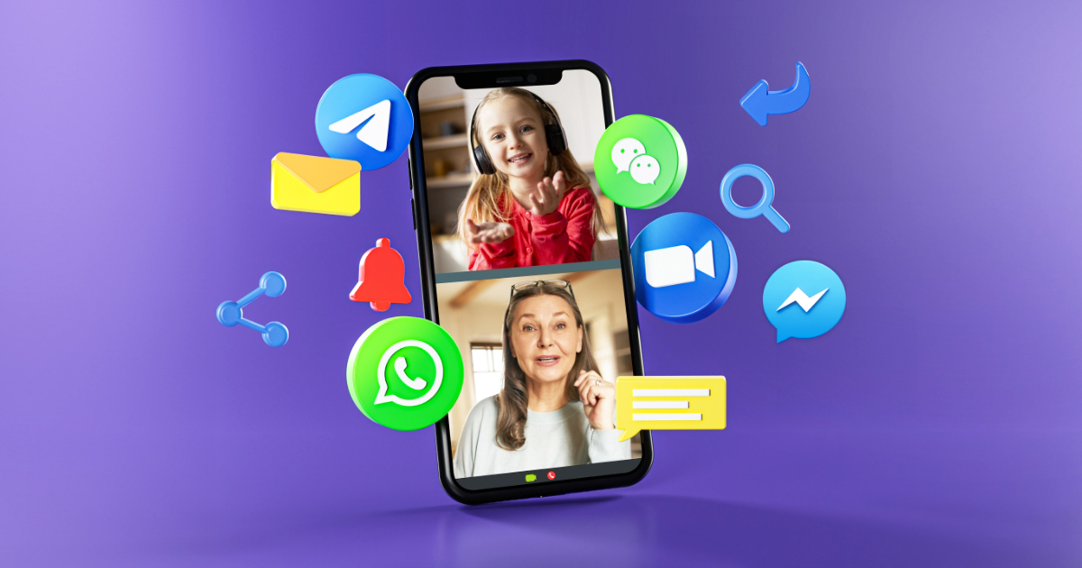 Quelle application de communication senior choisir pour vos appels de groupe en famille ?