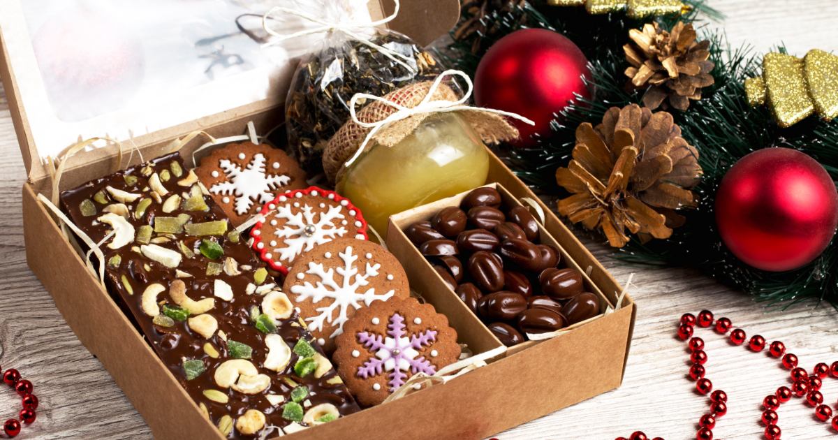 Un coffret cadeau de Noël gourmand et raffiné