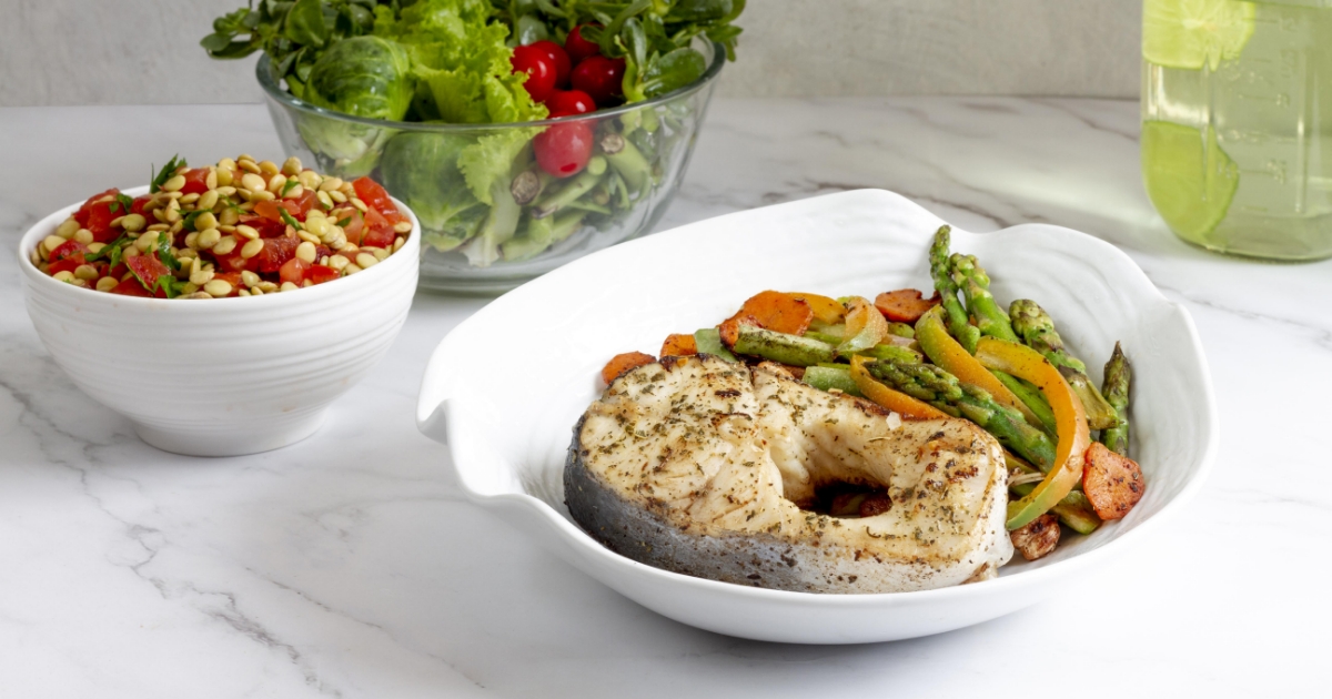 Un repas complet et équilibré pour alimenation seniors